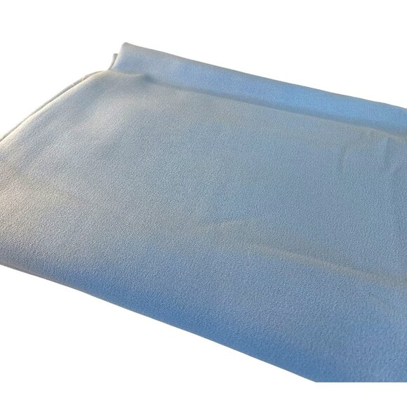 Light Blue Polyester Crepe Fabric 4 Yards 58" Wide Draping Sewing Material - Picture 6 of 8